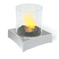Red Volcano Brushed Stainless Centerpiece