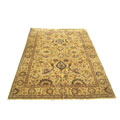 Indo Mahal Hand-knotted Gold Rug (12'1 x 18')