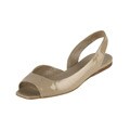Miu Miu Camel Patent Leather Slingback Flats