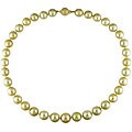 Graduated Yellow South Sea Pearl Necklace (10-13mm)
