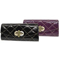 Chinese Laundry Patent Leather Quilted Clutch