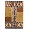 Hand-tufted Southwest Santa Fe Rug (8' x 11')