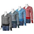 Spring Brand Striped Long Sleeve Juniors Hoodie