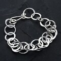 Sterling Silver Umpteen Links Bracelet (Mexico)