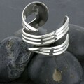 Handcrafted Sterling Silver Armour Cuff (Mexico)