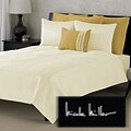 Nicole Miller Concentric Box Ivory Coverlet Set