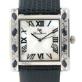 Lucien Piccard 'Marquise' Blue Sapphire Diamond Watch