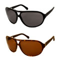 Fendi FS395ML Plastic Aviator Sunglasses