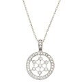 14k Gold 2/5ct TDW Diamond Circle Necklace (GH, SI1)