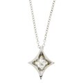 18k White Gold 1/3ct TDW Diamond Princess Necklace