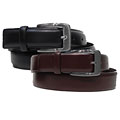 Boston Traveler Smooth Texture Cowhide Belt