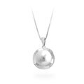 14k Gold Freshwater Pearl and Diamond Necklace