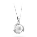 14k White Gold Freshwater Pearl Necklace