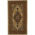 Heritage Tabriz Ivory/ Red Wool Rug (2'3 x 4')