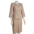 Larry Levine 3-button Insert Jacket with Skirt