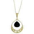Chateau D'Argent Onyx Pendant Necklace