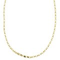 14k Gold Over Silver 30-inch Fancy Link Necklace