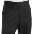 Joseph Abboud Men's Black Wool Dress Pants