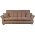 Hollywood Jazz Dark Moss Microfiber Futon Sofa Bed