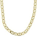 14k Gold over Silver 28-inch Diamond-cut Necklace