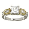 Tacori Platinum Diamond Engagement Ring