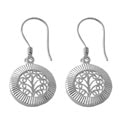 Sterling Silver Tree of Hope Earrings