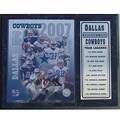 Dallas Cowboys 2007 Team Stat Plaque