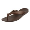 Gucci Brown Leather Thong Sandals