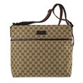 Gucci Canvas Jacquard Guccissima Logo Messenger Bag
