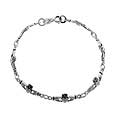 Sterling Silver Claddagh Link Bracelet