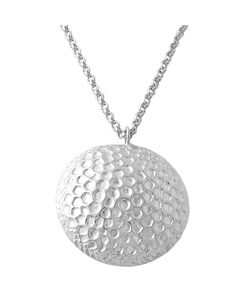 Sterling Silver Round Fashioned Necklace