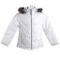 KC Collections Girl's White Jacket