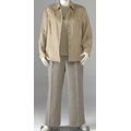 Reality Plus 3-piece Plus Size Faux Suede Pant Suit