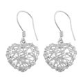 Sterling Silver Lively Hearts Drop Earrings