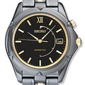 Seiko Kinetic Men's Two-tone Stainless Steel Watch