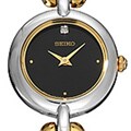 Seiko Women's Two-tone Black Dial Quartz Watch
