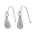 Sterling Silver Cubic Zirconia Teardrop Earrings