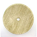 DeNovo Light Beige Travertine Bowl Vessel Sink