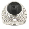 Platifina Amore Onyx Ring