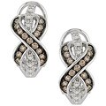 14k White Gold 3/4ct TDW Diamond Earrings