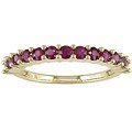 10k Yellow Gold Ruby Ring