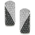 14k Gold 1/2ct TDW Black & White Diamond Earrings (HIJ, I1-2)