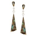 Sterling Silver Multi-gemstone Earrings