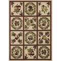 Ivory Power-woven Avalon Rug (4'11 x 7')