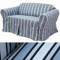 Sky Stripe Loveseat Slipcover