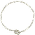 Maddy Emerson Sterling Silver Twist Heart Necklace