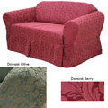 Damask Loveseat Slipcover