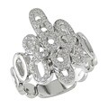 18k White Gold 1/5ct TDW Diamond Ring (HI, I1-2)