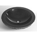 DeNovo Zen Black Pearl Beveled Stone Vessel Sink