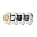 Geneva Platinum Men's Metal Link Watch